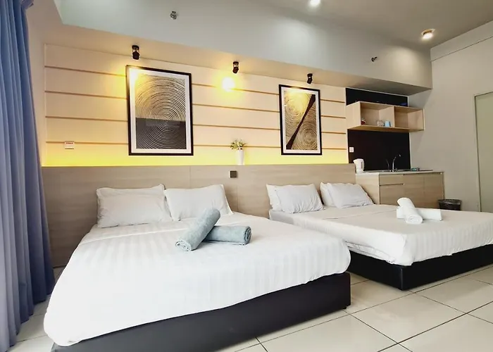 Aeropod 2 Queen Bed Near Airport & Kk City Free Parking Netflix