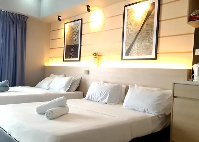 Aeropod 2 Queen Bed Near Airport & Kk City Free Parking Netflix